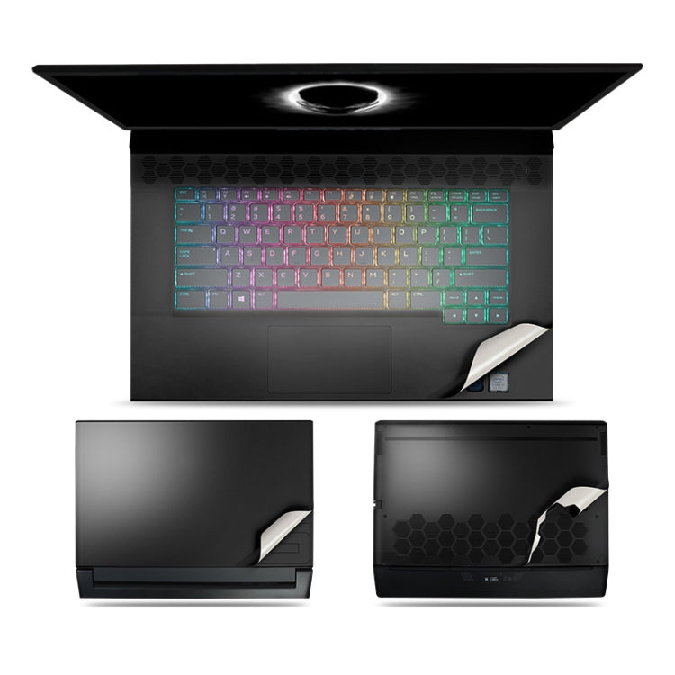 JRC 3 in 1 Notebook Film Set Body Shell Protection Sticker for Dell ALIENWARE M15-R2