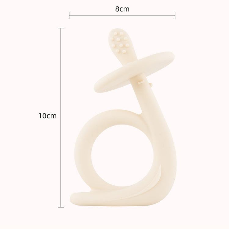3 PCS Baby Soothing Teether Three-Dimensional Snail Silicone Molar Stick Toy