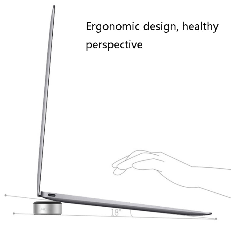 JRC Notebook Radiator Portable Notebook Bracket(Black Silver)