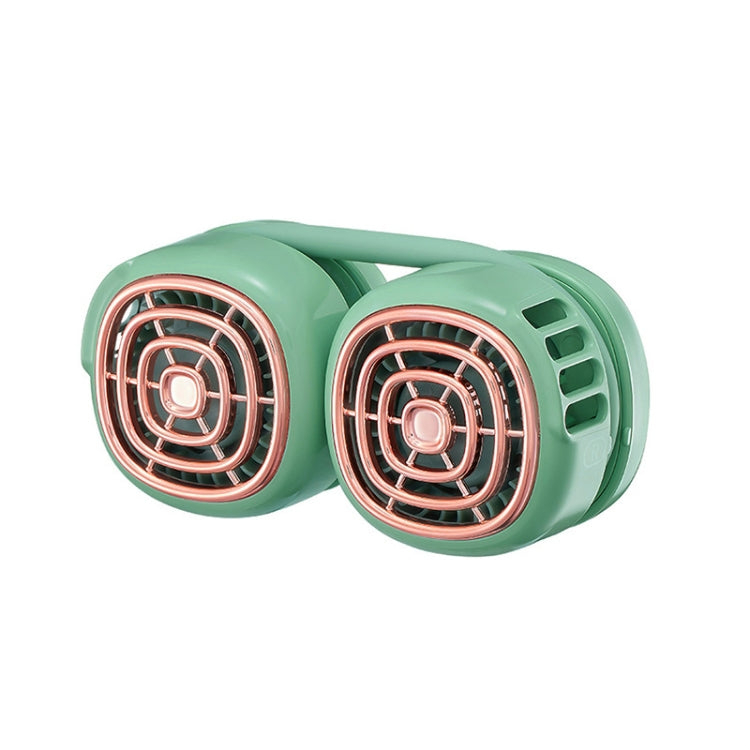 HD-E12 Lazy Small Fan Student Outdoor Desktop USB Folding Portable Hanging Neck Fan