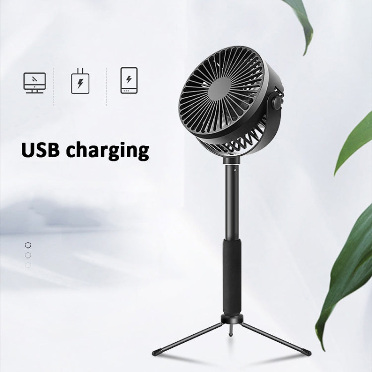 Live Fan Telescoped Landing Student Fan Dormitory Office Home Handheld USB Mini Portable Charging Fan