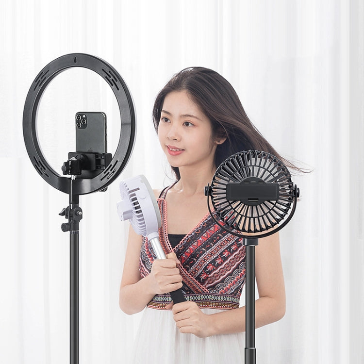 Live Fan Telescoped Landing Student Fan Dormitory Office Home Handheld USB Mini Portable Charging Fan