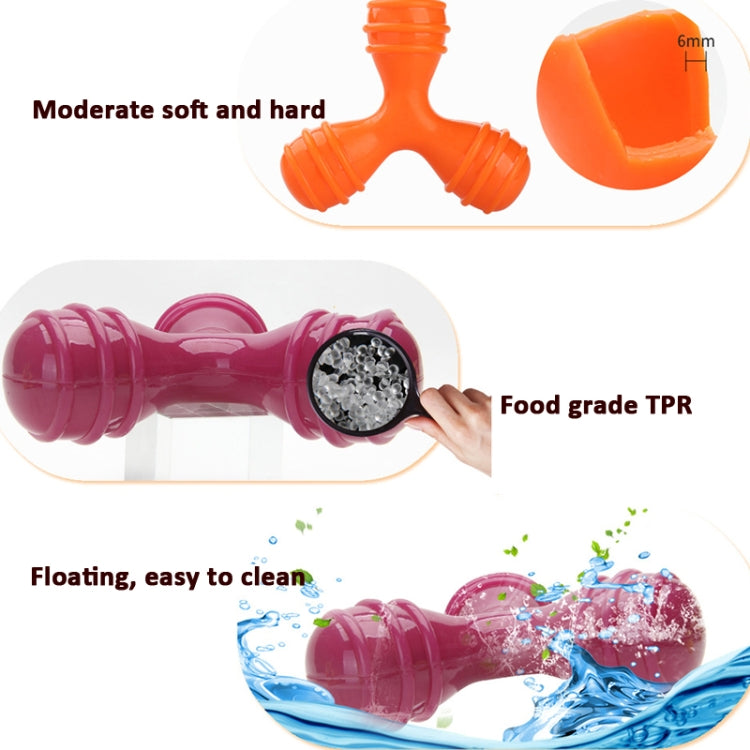 Pet Vocal Toy Bite Grinding Floating Water Cyclone Darts TPR Material High Elastic Dog Toys