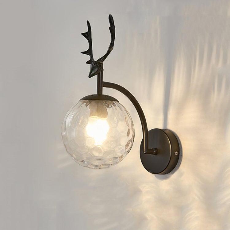 LED Glass Wall Bedroom Bedside Lamp Living Room Study Staircase Wall Lamp, Power source: 12W White Light