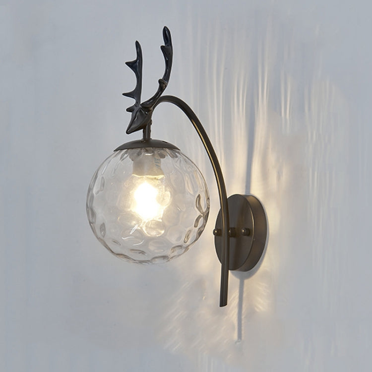 LED Glass Wall Bedroom Bedside Lamp Living Room Study Staircase Wall Lamp, Power source: 12W White Light