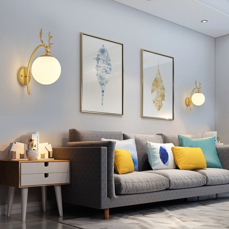 LED Glass Wall Bedroom Bedside Lamp Living Room Study Staircase Wall Lamp, Power source: 12W White Light