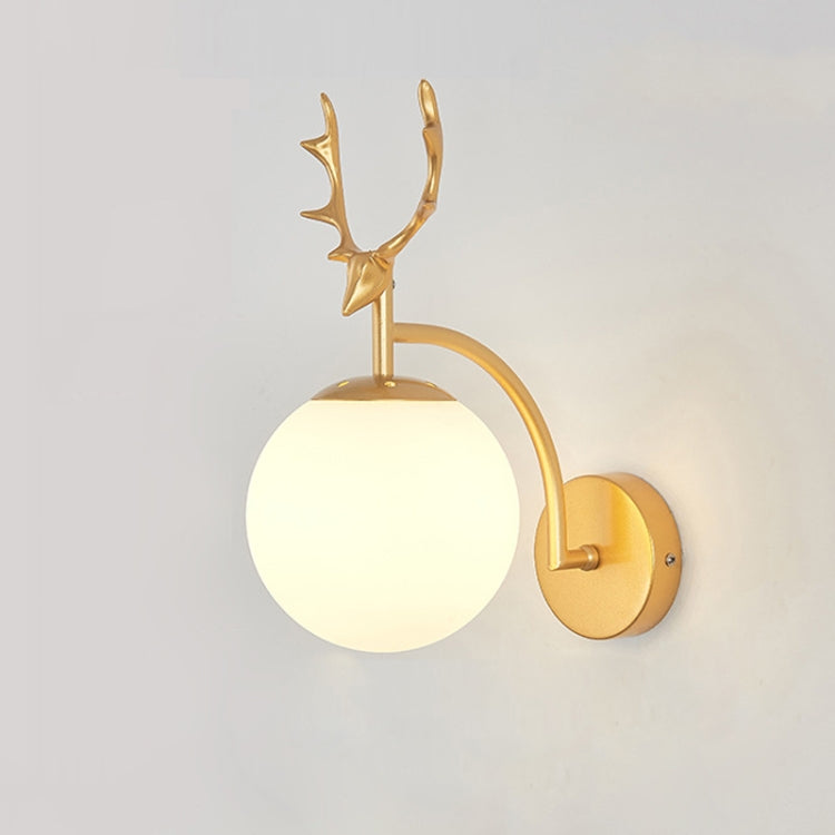 LED Glass Wall Bedroom Bedside Lamp Living Room Study Staircase Wall Lamp, Power source: 12W Warm Light