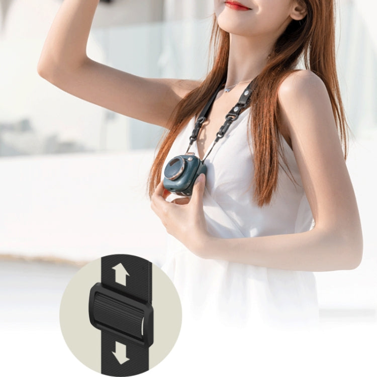Camera Hanging Neck Fan Lazy Outdoor Portable Handheld Fan(White)