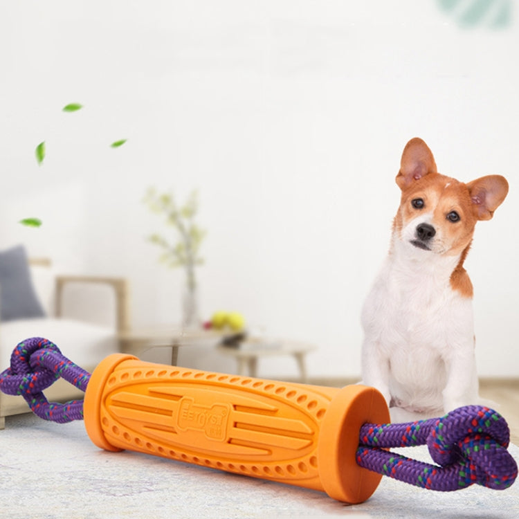 Pet Dog Rope Toy Rubber Bite Stick Training Tug Rope Dog Bite Rope