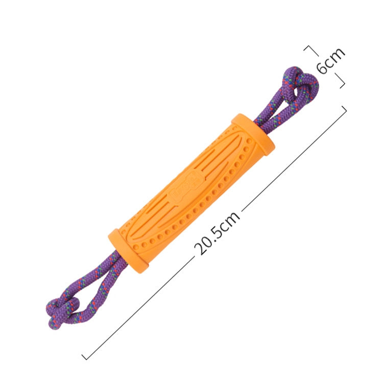 Pet Dog Rope Toy Rubber Bite Stick Training Tug Rope Dog Bite Rope
