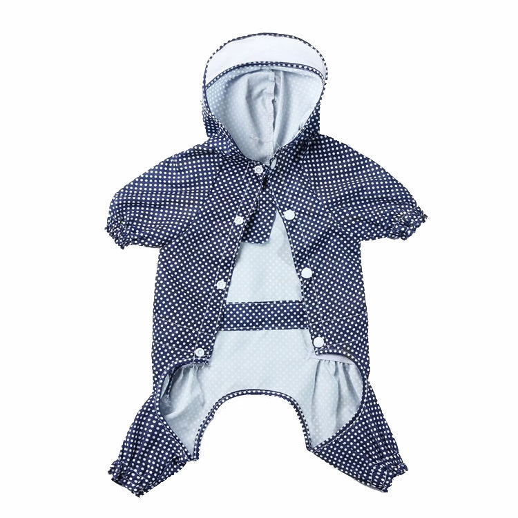 Dog Raincoat Out Four Foot Waterproof Dust Clothes Pet Raincoat, Size: XXXL