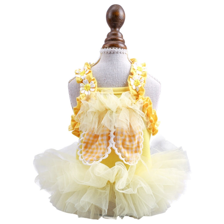 Pet Skirt Cat Dog Costume Yarn Skirt Pepper Princess Dress, Size: S
