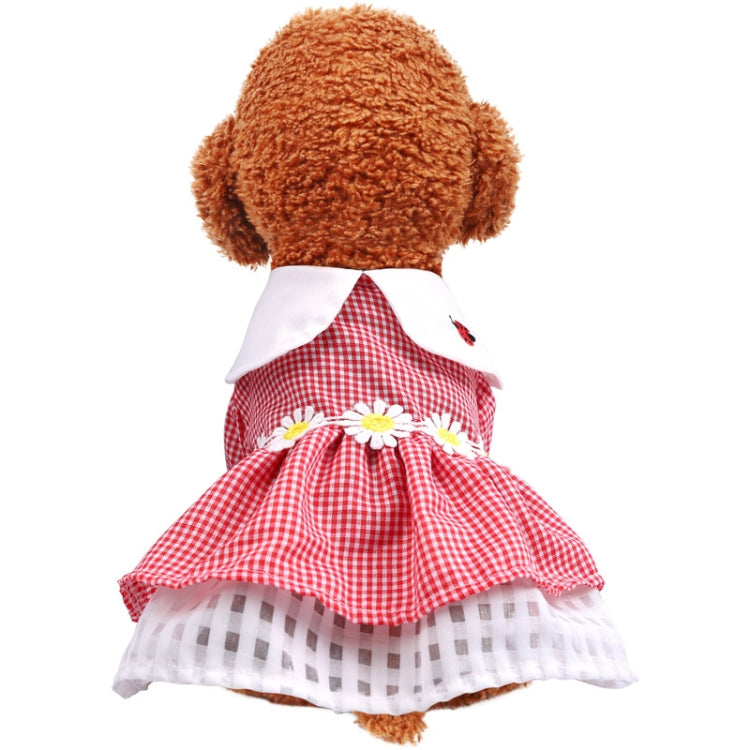Dog Clothes Cat Small Dog Pet Flower Skirt, Size: S