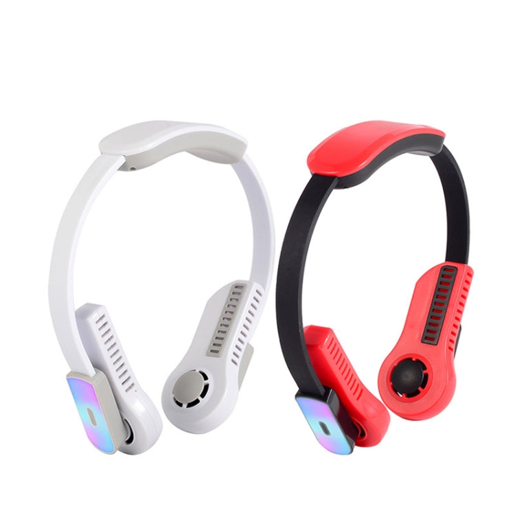 USB Leafless Hanging Neck Lazy Sports Silent Fan