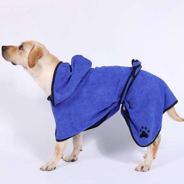 Dog Water Absorbing Towel Cat Bath Towel Bathrobes Pet Supplies M