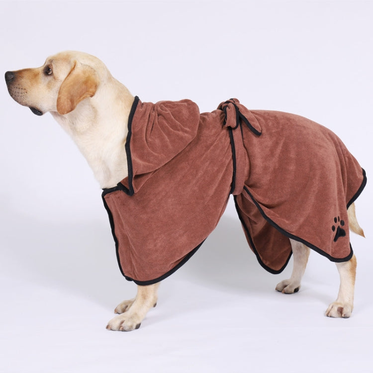 Dog Water Absorbing Towel Cat Bath Towel Bathrobes Pet Supplies M