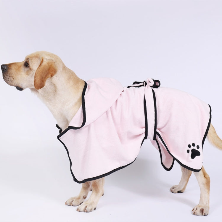 Dog Water Absorbing Towel Cat Bath Towel Bathrobes Pet Supplies M
