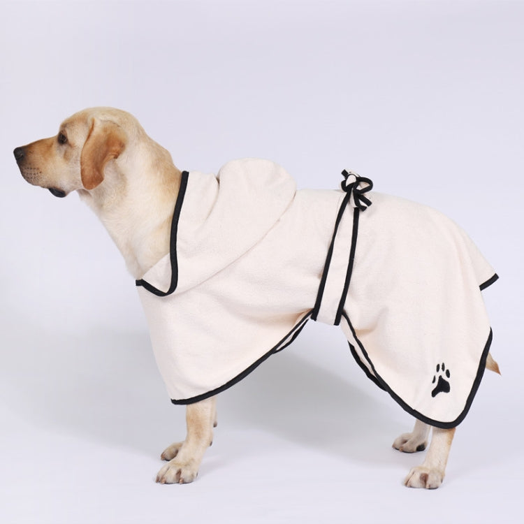 Dog Water Absorbing Towel Cat Bath Towel Bathrobes Pet Supplies M