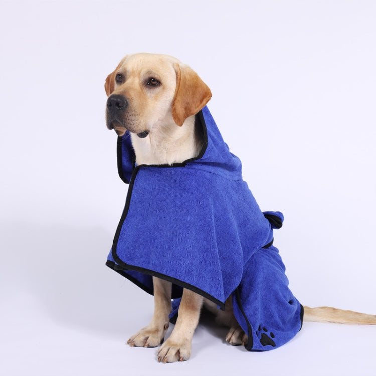Dog Water Absorbing Towel Cat Bath Towel Bathrobes Pet Supplies M