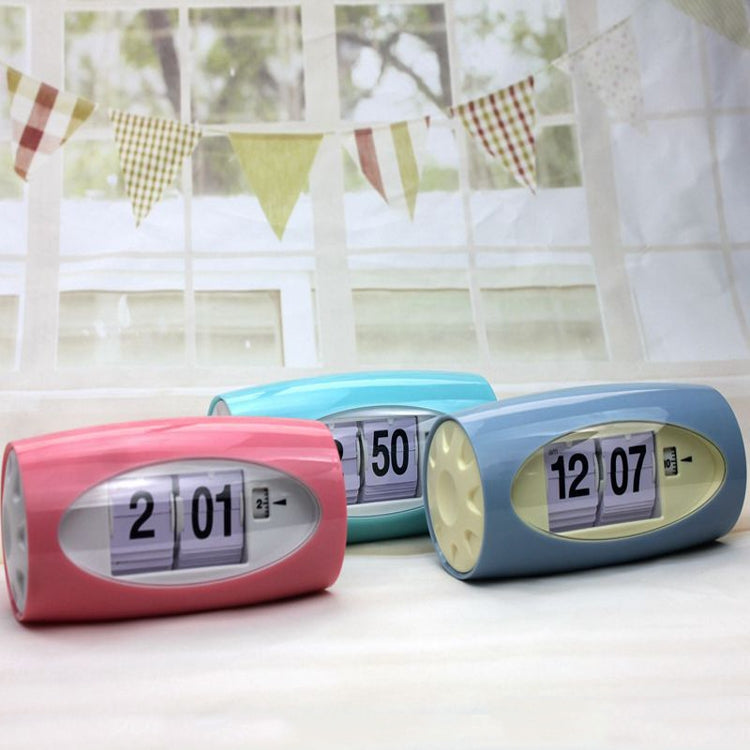 1008 Page Digital Alarm Personality Automatic Page Number Digital Watch(Blue)