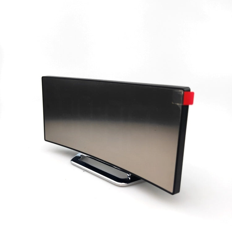 6507 Curved Big Screen Electronic Clock LED Mirror Mute Alarm Clock
