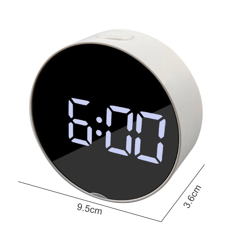 Mirror Multi-Function Alarm Clock LED Watch Makeup Mirror Alarm Clock