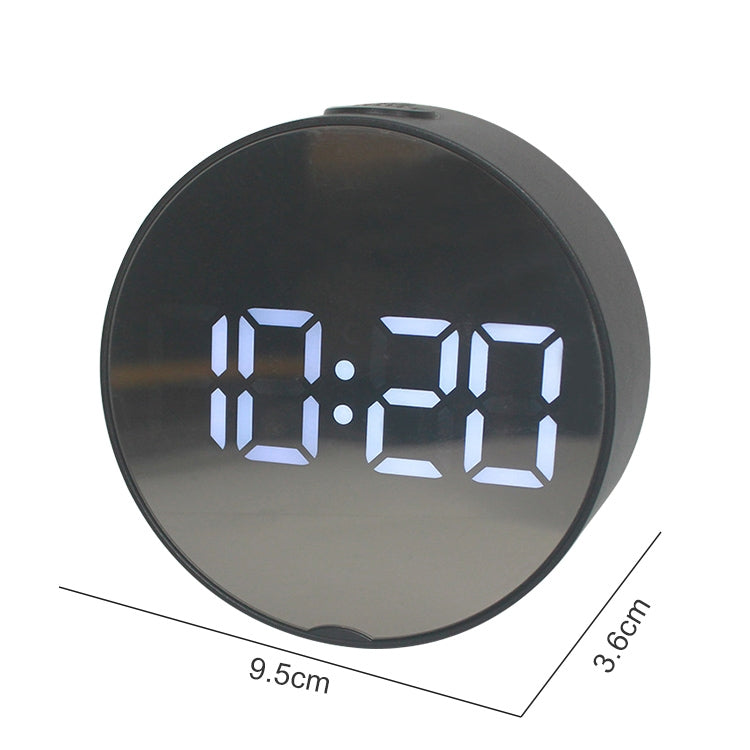 Mirror Multi-Function Alarm Clock LED Watch Makeup Mirror Alarm Clock