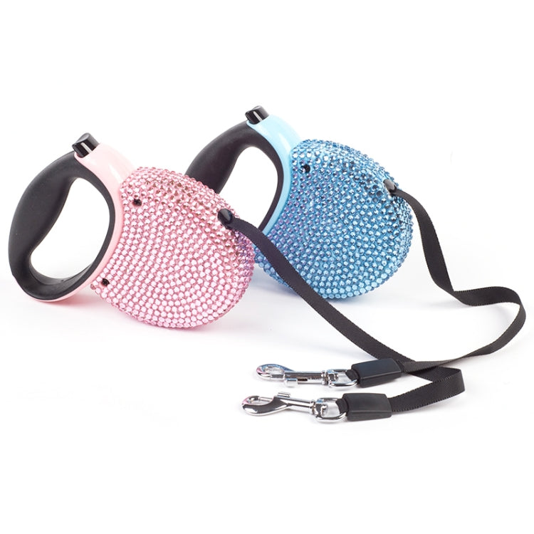 Diamond Automatic Telescopic Pet Tractor Dog Chain
