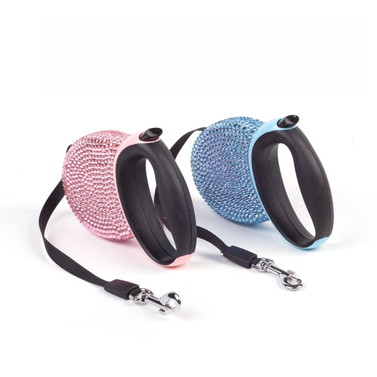 Diamond Automatic Telescopic Pet Tractor Dog Chain