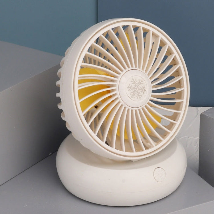 FS01 Desktop Rechargeable Small Electric Fan Office USB Mute Minimalist Student Fan