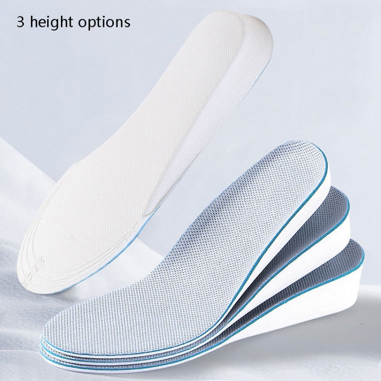 3 Pairs Increased Insole Full Mat EVA Sports Breathable Comfort Increased Pads for Men and Women, Size: 39