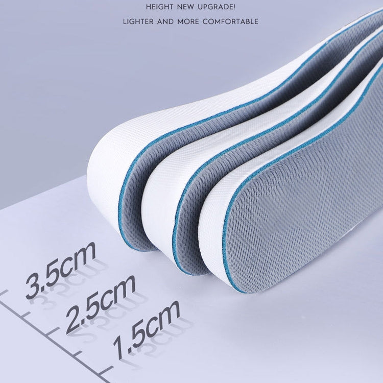 3 Pairs Increased Insole Full Mat EVA Sports Breathable Comfort Increased Pads for Men and Women, Size: 39