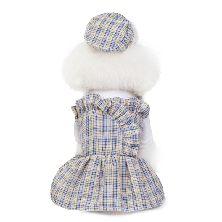 Pet Clothes Dog Dress Summer Thin Uniform Skirt, Size: L