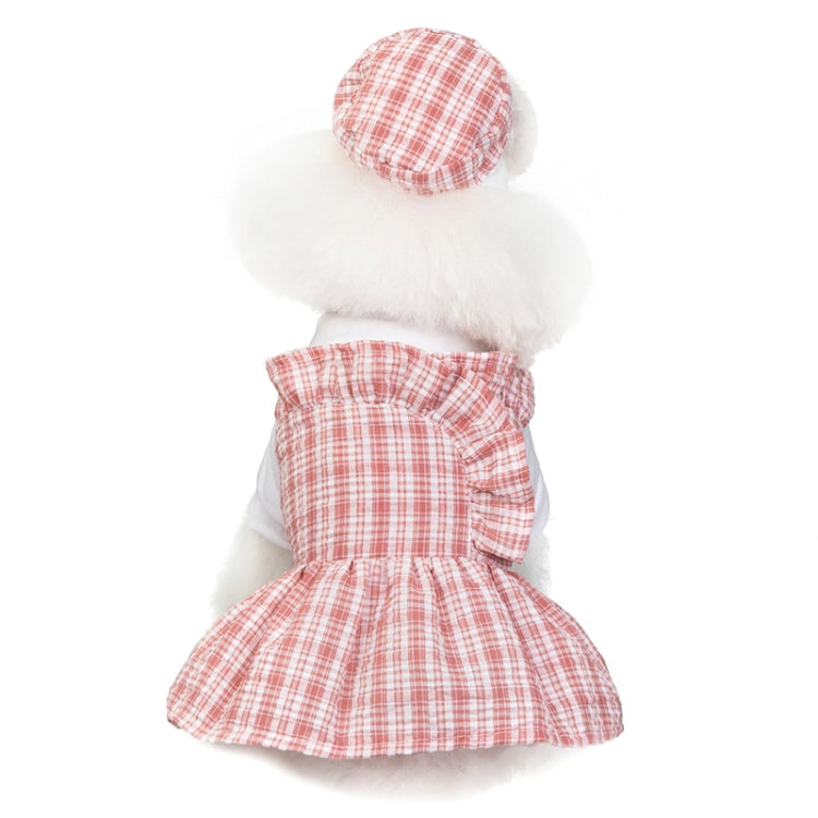 Pet Clothes Dog Dress Summer Thin Uniform Skirt, Size: L