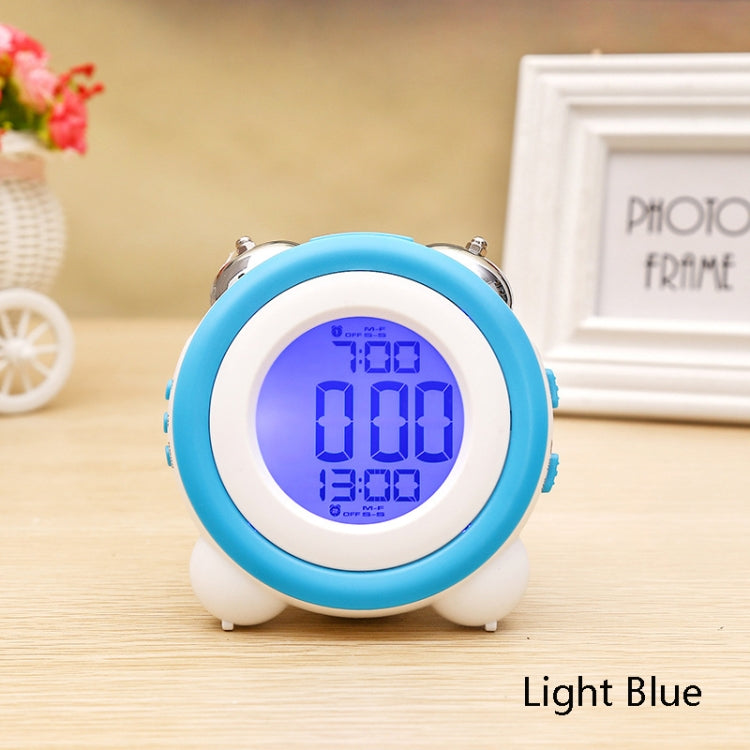 0705 Big Volume Simple Three-Dimensional LED Alarm Clock Mute Luminous Electronic Clock