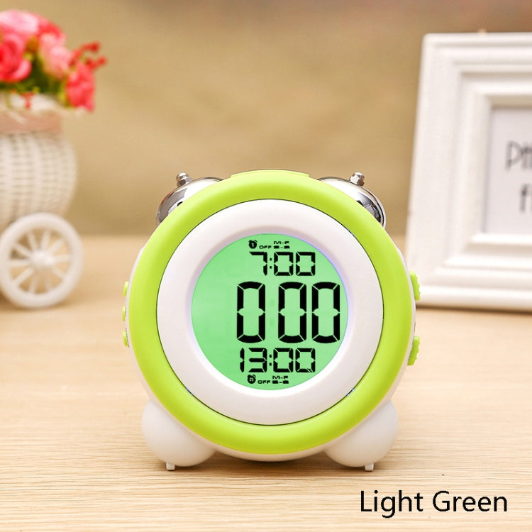 0705 Big Volume Simple Three-Dimensional LED Alarm Clock Mute Luminous Electronic Clock