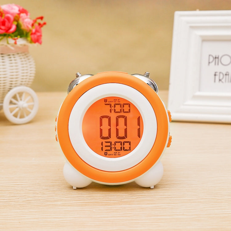 0705 Big Volume Simple Three-Dimensional LED Alarm Clock Mute Luminous Electronic Clock