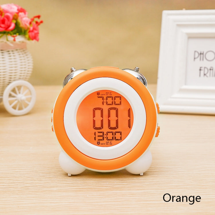 0705 Big Volume Simple Three-Dimensional LED Alarm Clock Mute Luminous Electronic Clock