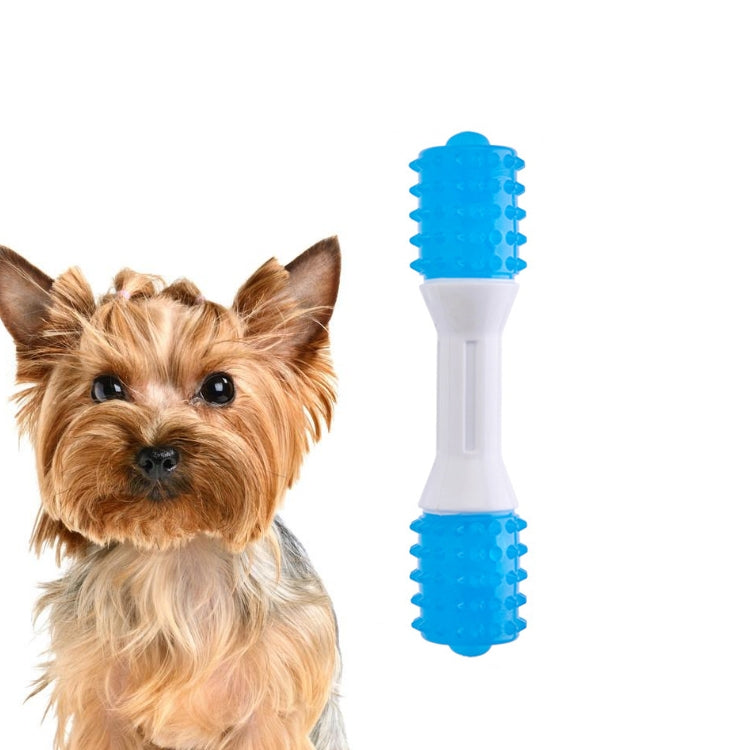 Nylon TPU Two-Color Bite Stick Puppy Toy Bone Teddy Golden Retriever Molar Toys, Specification: Large Dentist
