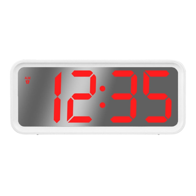 6508 Novelty Big Screen Electronic Clock Mirror LED Alarm Clock