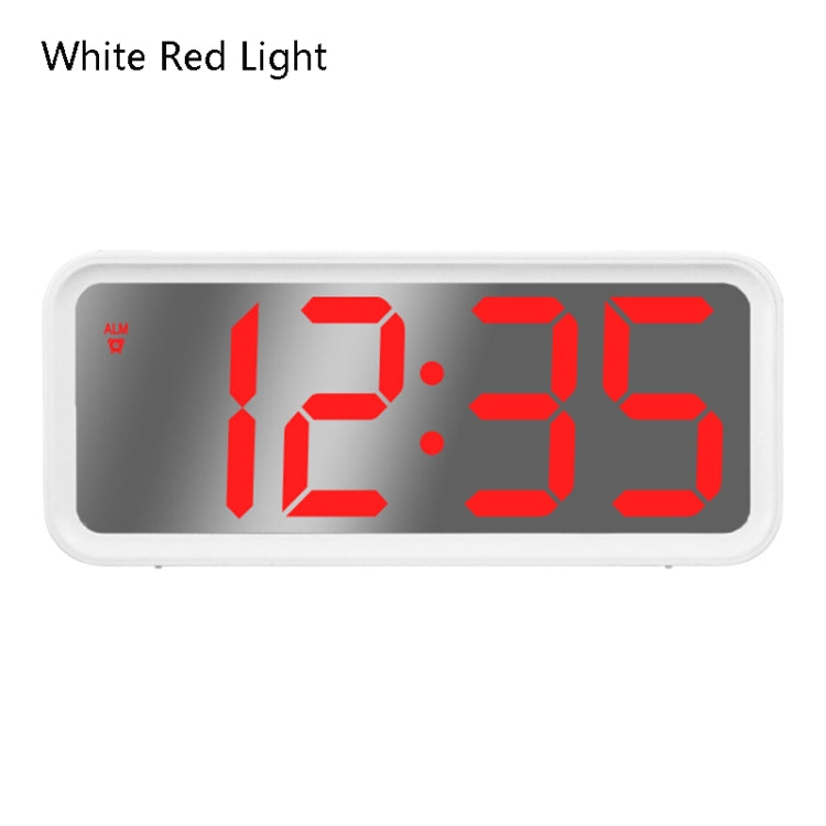 6508 Novelty Big Screen Electronic Clock Mirror LED Alarm Clock