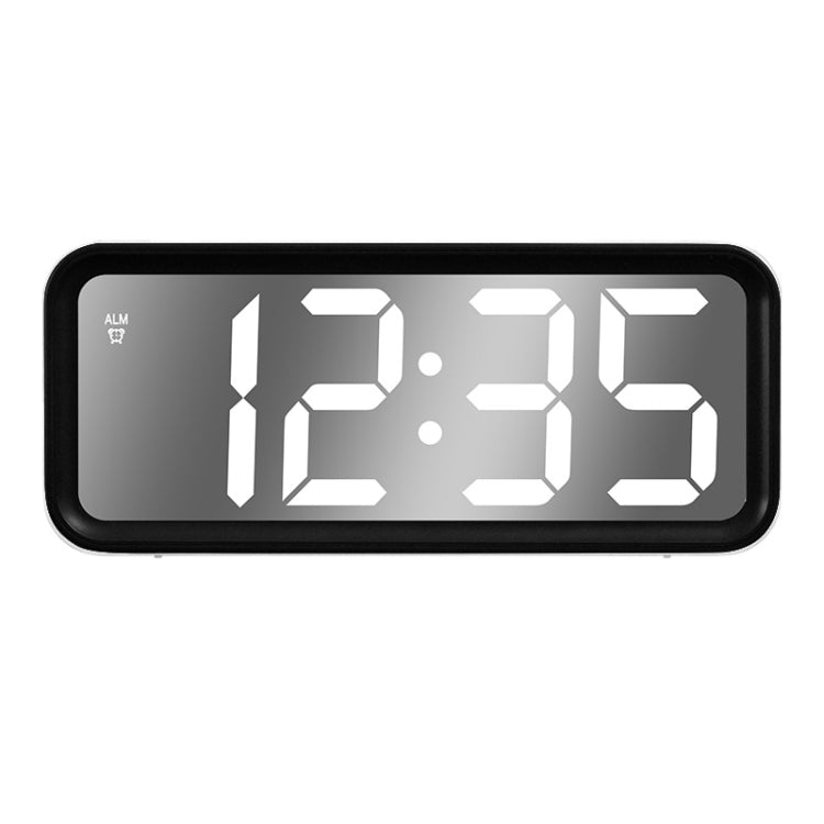 6508 Novelty Big Screen Electronic Clock Mirror LED Alarm Clock