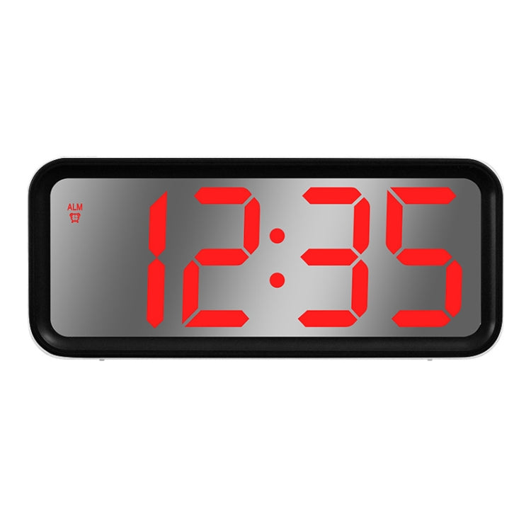 6508 Novelty Big Screen Electronic Clock Mirror LED Alarm Clock
