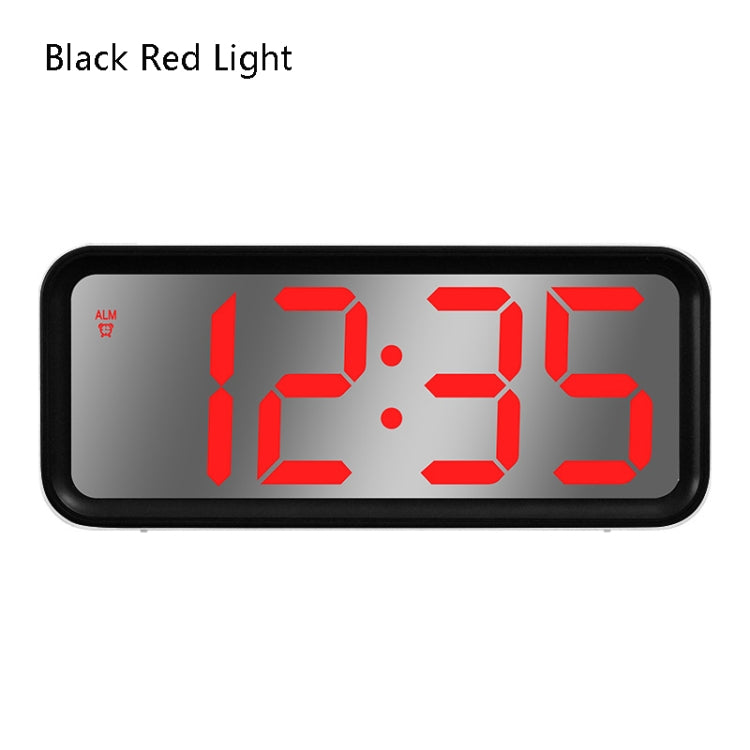 6508 Novelty Big Screen Electronic Clock Mirror LED Alarm Clock