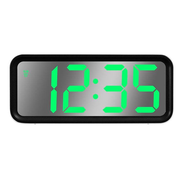 6508 Novelty Big Screen Electronic Clock Mirror LED Alarm Clock