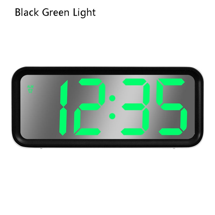 6508 Novelty Big Screen Electronic Clock Mirror LED Alarm Clock