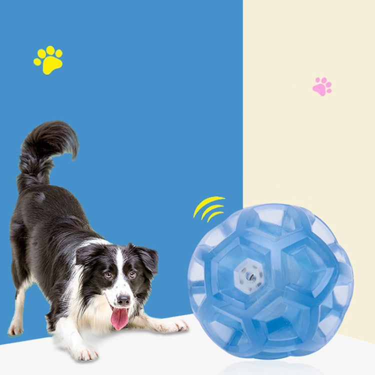 Dog Bite Toy Ball Dog ??Sound Toys Multi-Faced Shrieking Ball Interactive Stretch Toy, Specification: Large