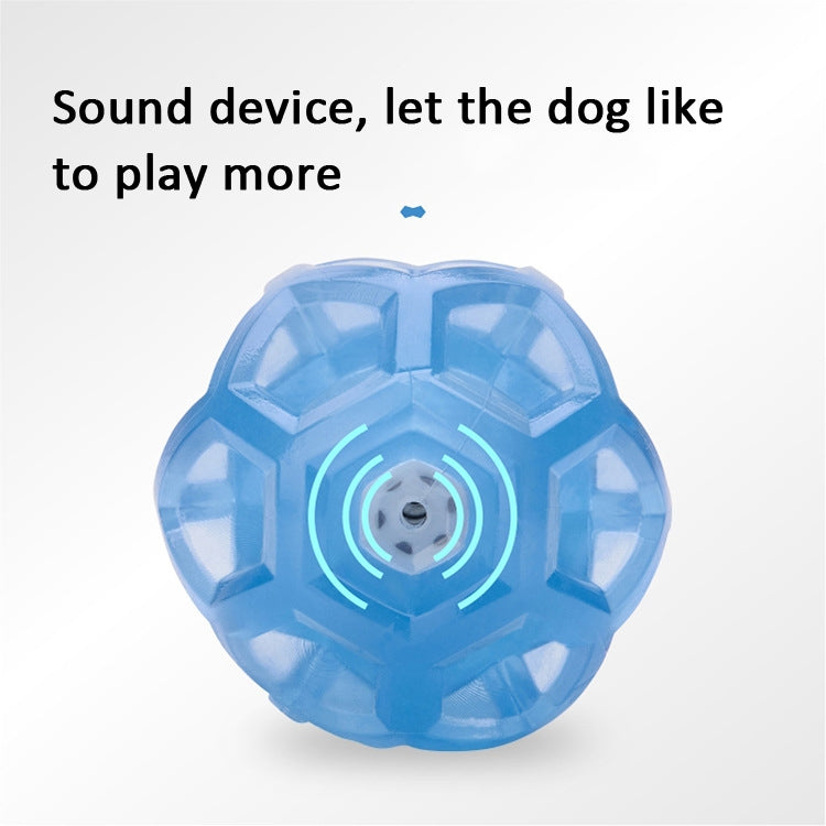 Dog Bite Toy Ball Dog ??Sound Toys Multi-Faced Shrieking Ball Interactive Stretch Toy, Specification: Large