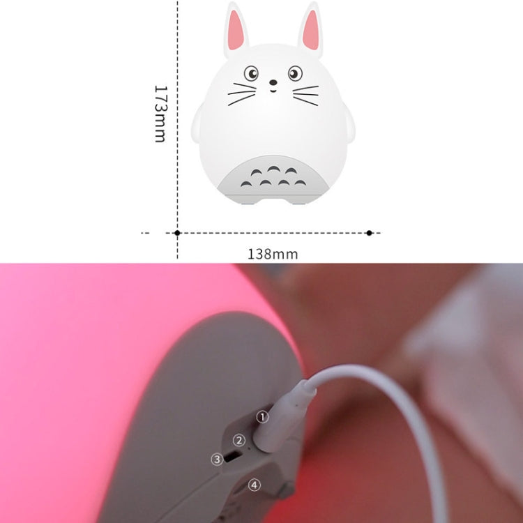 LM-001 Bluetooth Speaker Night Light USB Romantic Atmosphere Light Bedroom Colorful Silicone Pat Light