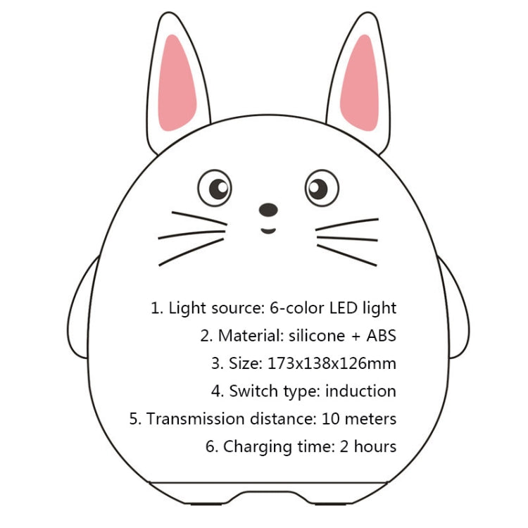 LM-001 Bluetooth Speaker Night Light USB Romantic Atmosphere Light Bedroom Colorful Silicone Pat Light